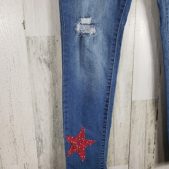 So jeggings with custom patches size 9 - Picture 5 of 13